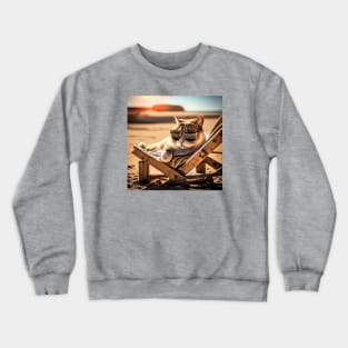 Chill Cat Crewneck Sweatshirt